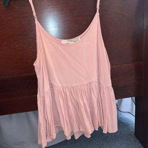 Pink spaghetti top